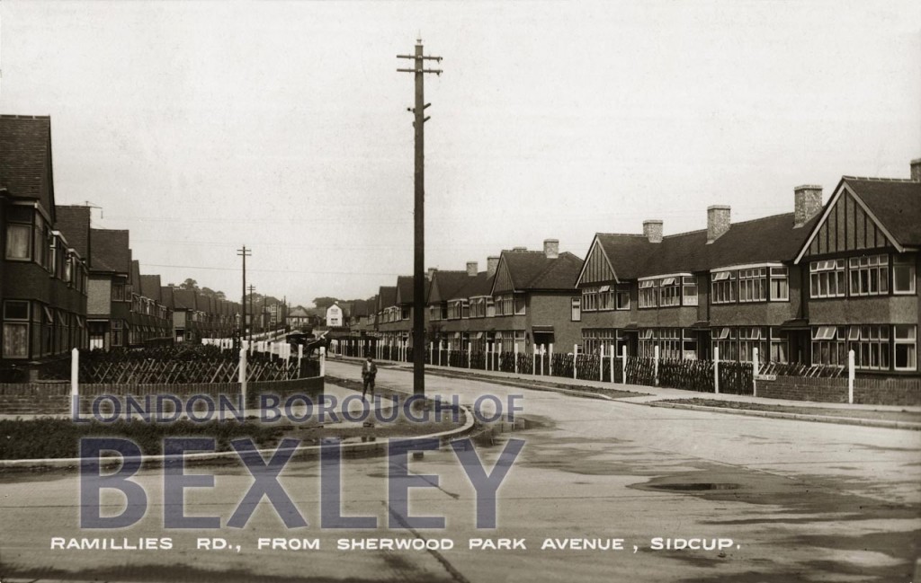 PCD_898 Ramillies Rd., from Sherwood Park Avenue, Sidcup 1930 Bexley