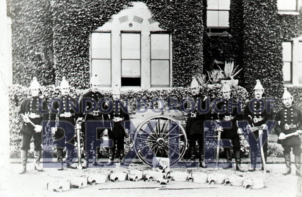 PHBOS_2_1021 Crayford Fire Brigade, Crayford c1900 Bexley Borough