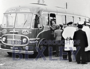 PHBOS_2_1051 Margos Coach, Bexleyheath 1953