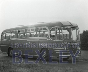 PHBOS_2_1052 Margo’s coach, Bexleyheath 1957