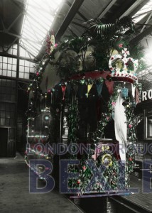 PHBOS_2_1077 Dartford Tram decorated for coronation 1910