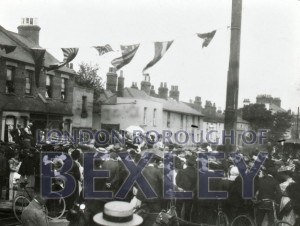 PHBOS_2_1078 Ceremony of joining up of trams of Bexley and Dartford 1906