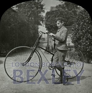 PHBOS_2_1251 Boy with bicycle c1900