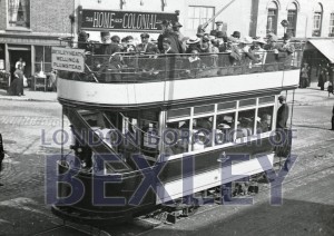 PHBOS_2_1348 First tram in Broadway, Bexleyheath 1903