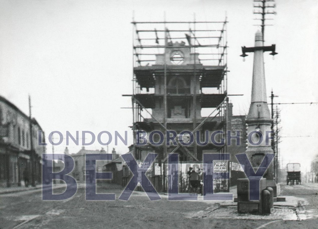 Building of Clock tower, Bexleyheath 1912