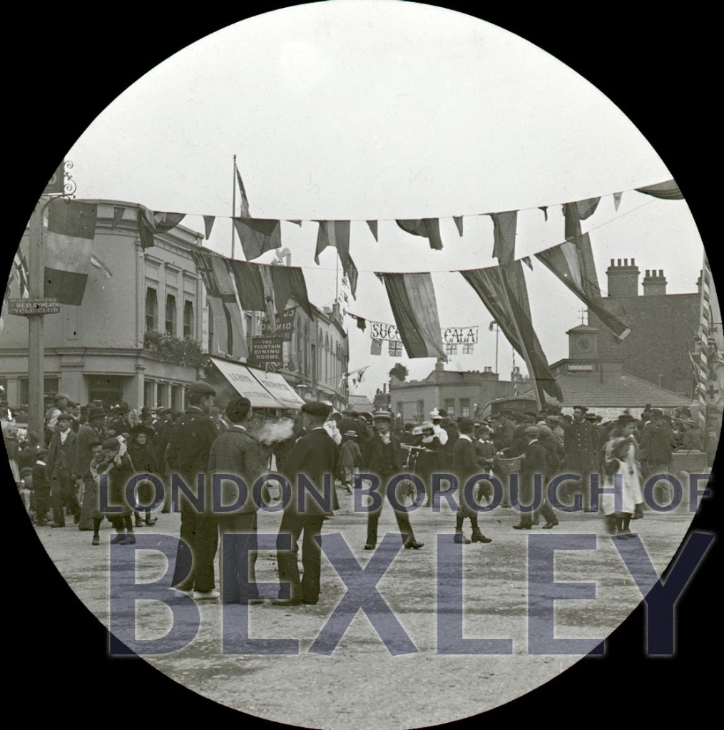 Bexleyheath Gala parade in Market Place, Bexleyheath 1899