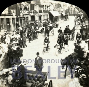 PHBOS_2_809 Bexleyheath Gala parade in Market Place, Bexleyheath 1899