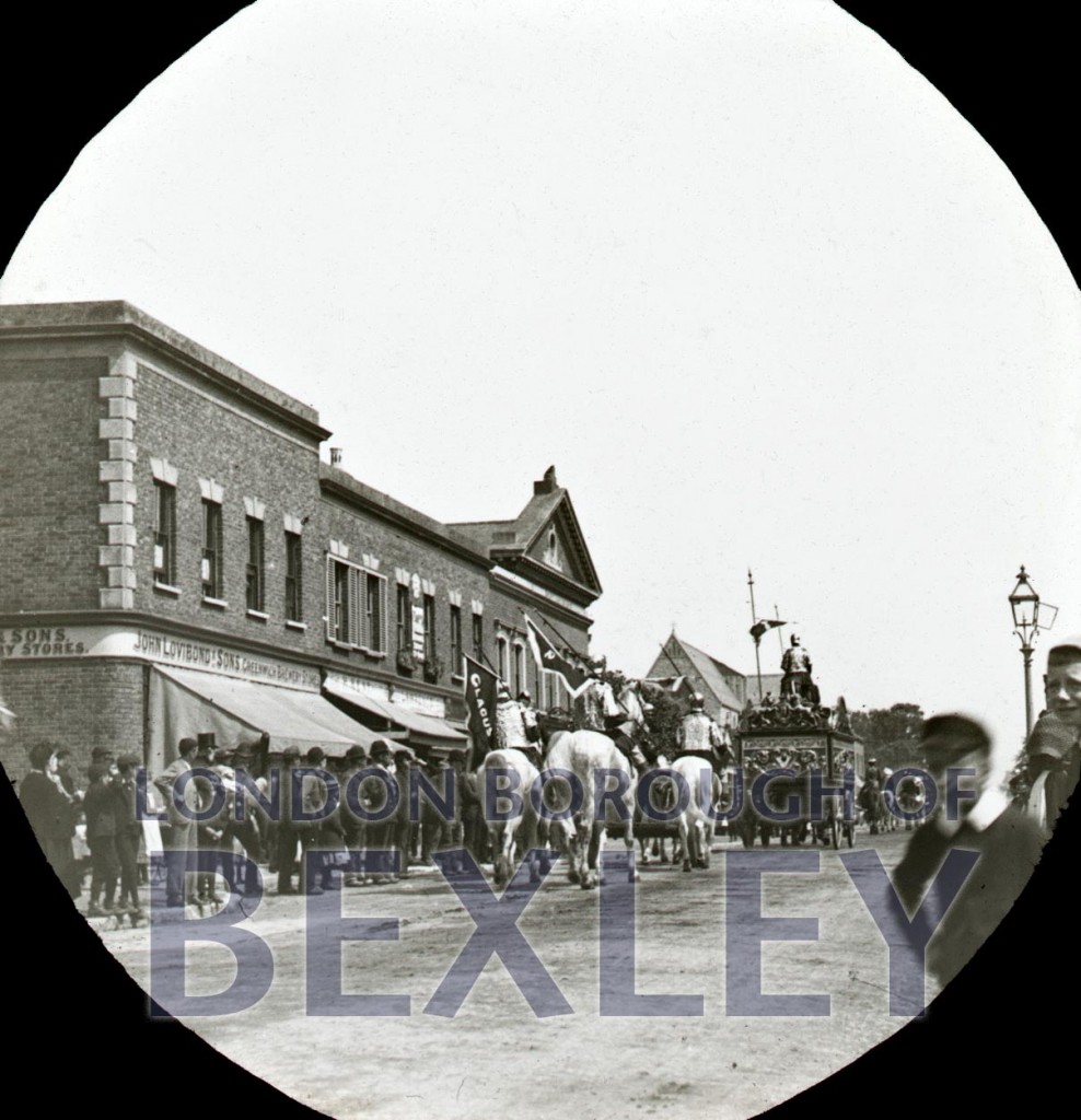 Broadway, Bexleyheath. Circus parade c1898