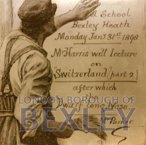 PHBOS_2_882 Poster for Upland School, Bexleyheath lecture 1898
