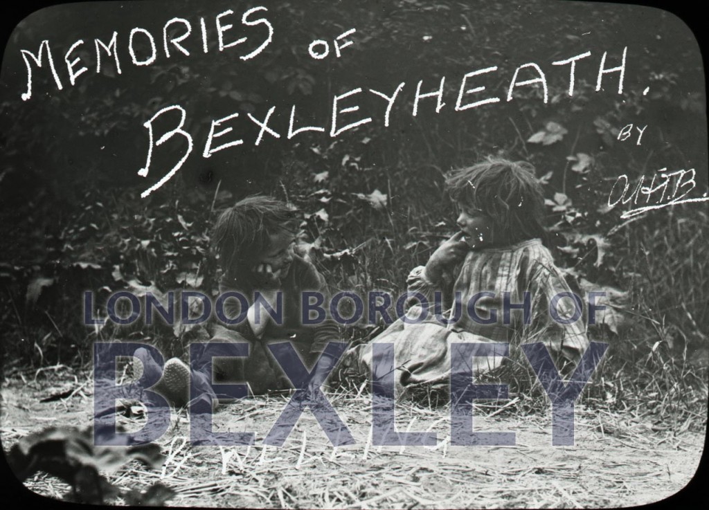 Title slide for ‘Memories of Bexleyheath’ c1930