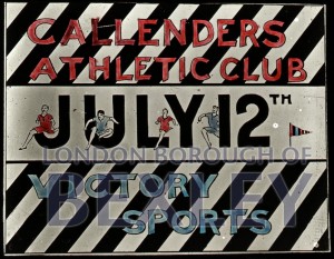 PHBOS_2_911 Poster for Callenders Athletic Club c1920