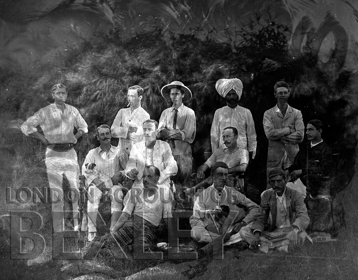 DEW099 Cricket Team In India C 1900 Bexley Borough PhotosBexley 