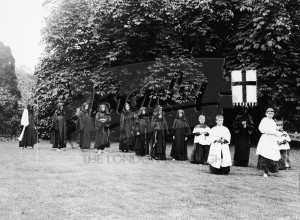 Pageant at Chislehurst – Procession of Monks, 1908