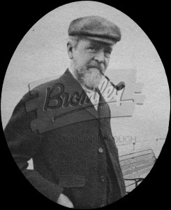Man in cap with pipe,  unknown