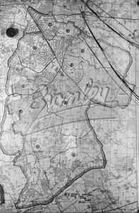New Orpington Deanery map 1954, Orpington 1954