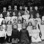Group photo of children, West Wickham C 1900