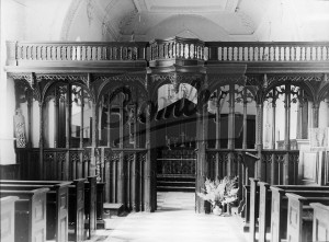 Carved wooden screen, Eynsford undated