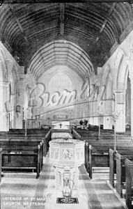 Westerham Church interior, Westerham undated