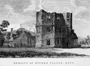 Remains of Otford Mount Palace, Kent, Otford undated