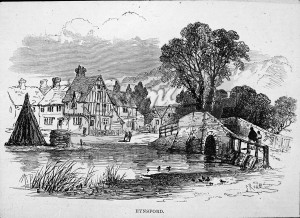 Eynsford – the bridge and Plough, Eynsford