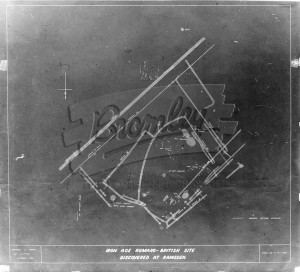 Iron Age Romano British Site Plan, Orpington undated