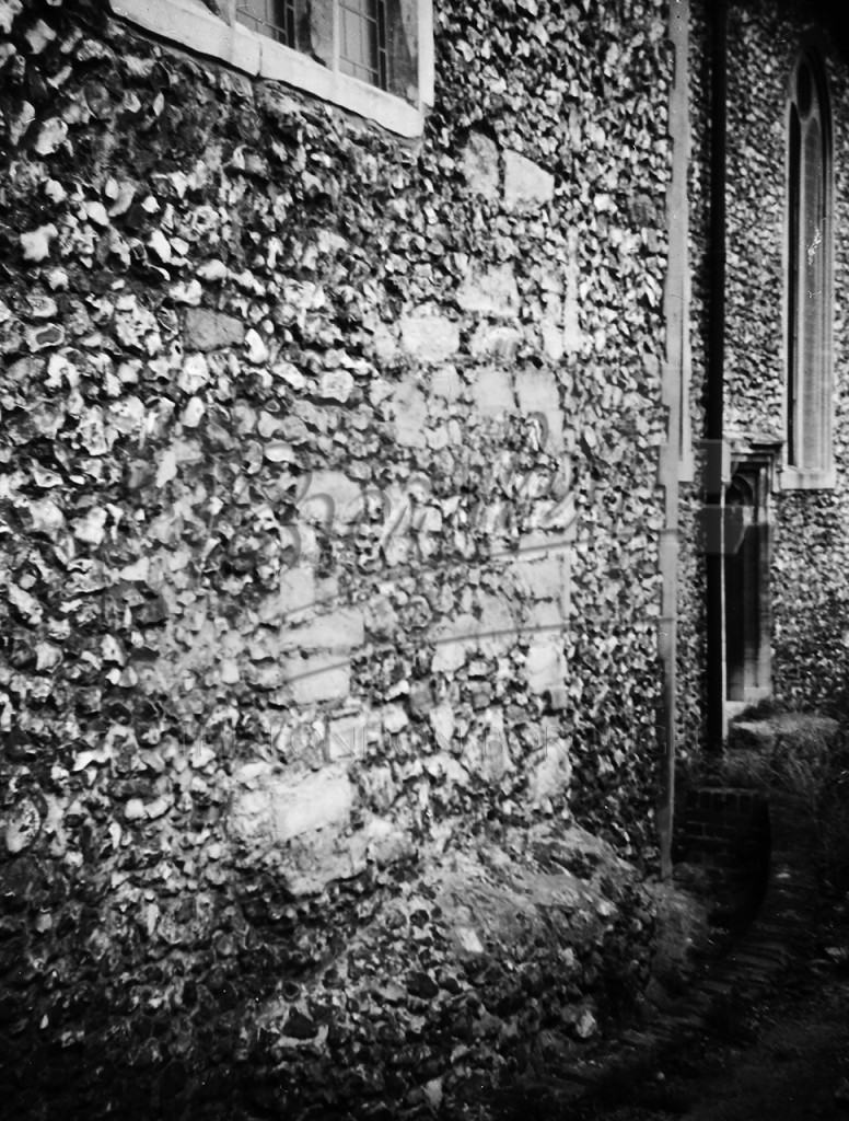 PHLS_0492 Flintstone Church Wall, Orpington 1957 - Bromley Borough ...