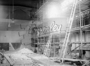 Interior – in construction, Orpington 1957