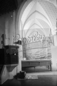 Restored and Decorated Pulpit Area, Orpington 1957