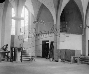 Interior of Church, Orpington 1957