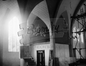 Interior of Church, Orpington 1957