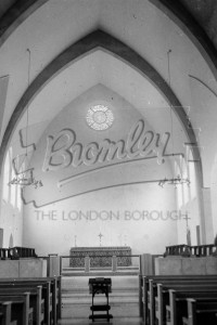 Interior of Church, Orpington 1957