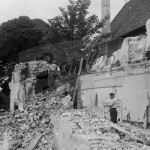 Church and damaged building, Orpington 1957