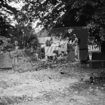 Demolition Site of Bark Hart House, Orpington 1957