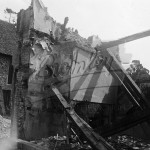 Demolition Site of Bark Hart House, Orpington 1957