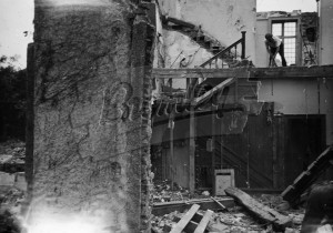 Demolition Site of Bark Hart House, Orpington 1957