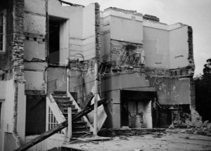 Demolition Site of Bark Hart House, Orpington 1957