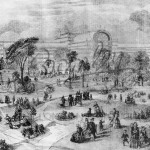 General view of Palace Grounds, Crystal Palace 1850s