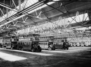 Bus Depot Elmers End, Beckenham 1930s