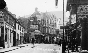 Centre of High Street, Beckenham 1914