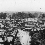 Aerial view of bottom of Church Hill, Beckenham 1902