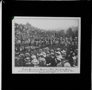 Public Meeting at Martins Hill, Bromley, Bromley 1915/16