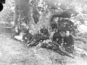Group at Wilberforce Oak (Holwood), Keston