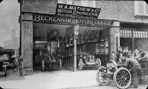 W A Matthew and Co., Beckenham Motor Garage c.1920
