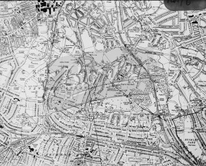 Aerial Map of Beckenham 1920