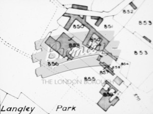 Tithe Map of Langley, Beckenham 1835-1846