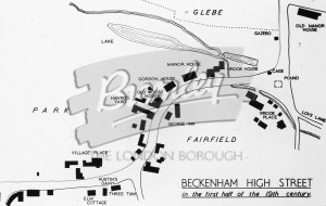 Beckenham High Street first half of 19th century, 1800s