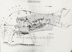 Plan of Kelsey Park, Beckenham