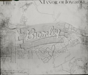 Map of Foxgrove, Beckenham 1720