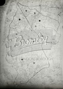 Ordnance Map, Bromley Borough