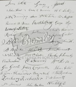 Some Old Bromley Signatures, Bromley